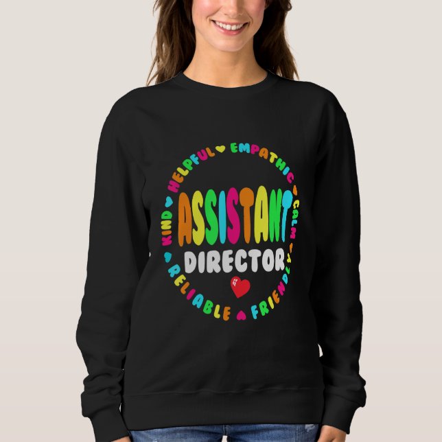 Assistant Director Appreciation Week Theater Nursi T Shirt (Framsida)
