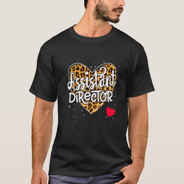 Assistant Director Appreciation Week Theater Valen T Shirt (Framsida)