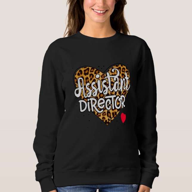 Assistant Director Appreciation Week Theater Valen T Shirt (Framsida)