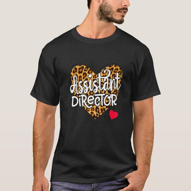 Assistant Director Appreciation Week Theater Valen T Shirt (Framsida)