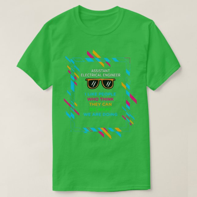 ASSISTANT ELECTRISK INGENJÖR T SHIRT (Design framsida)