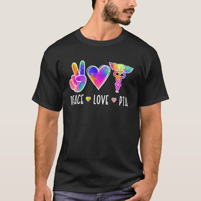 Assistant för fysisk Kärlek PTA-behandling T Shirt (Framsida)