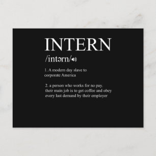 Assistant för Intern Definition Intership Job Assi Vykort