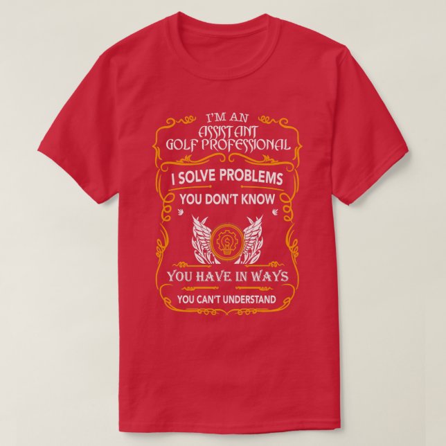 ASSISTANT GOLF-PROFESSIONELL 2 T SHIRT (Design framsida)