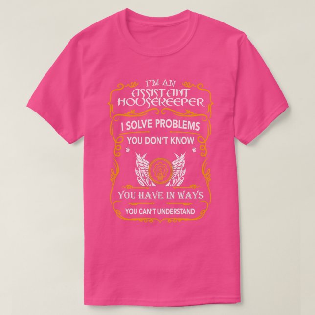 ASSISTANT HOUSEKEEPER Classic TShirt T Shirt (Design framsida)