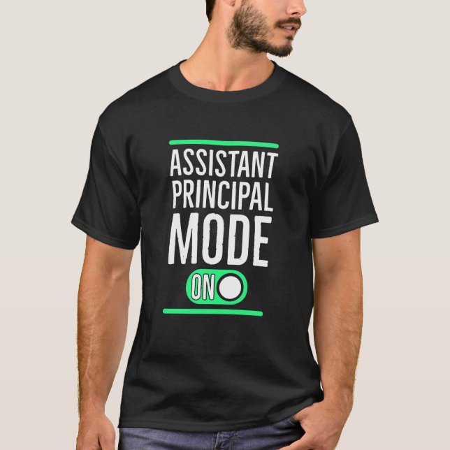 Assistant huvudläge på T-Shirt (Framsida)