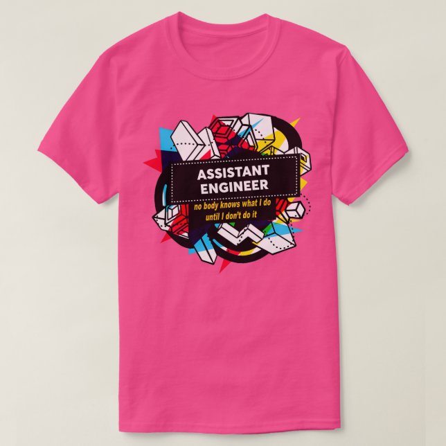 ASSISTANT INGENJÖR Classic TShirt T Shirt (Design framsida)