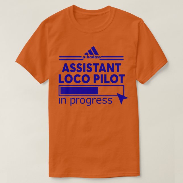 ASSISTANT LOCO PILOT T SHIRT (Design framsida)