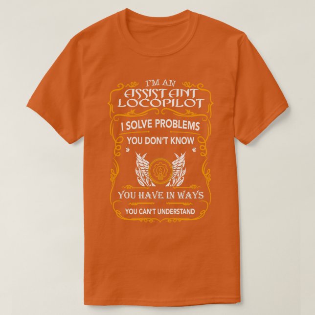 ASSISTANT LOCOPILOT T SHIRT (Design framsida)