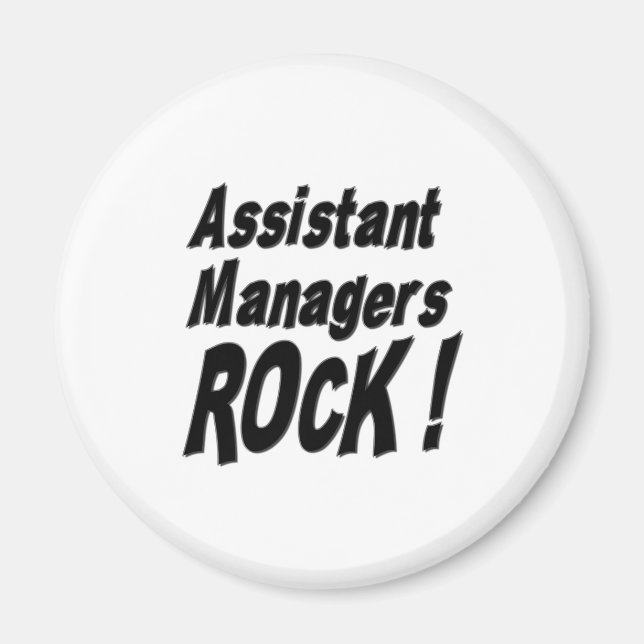 Assistant Managers Sten! Magnet (Framsidan)