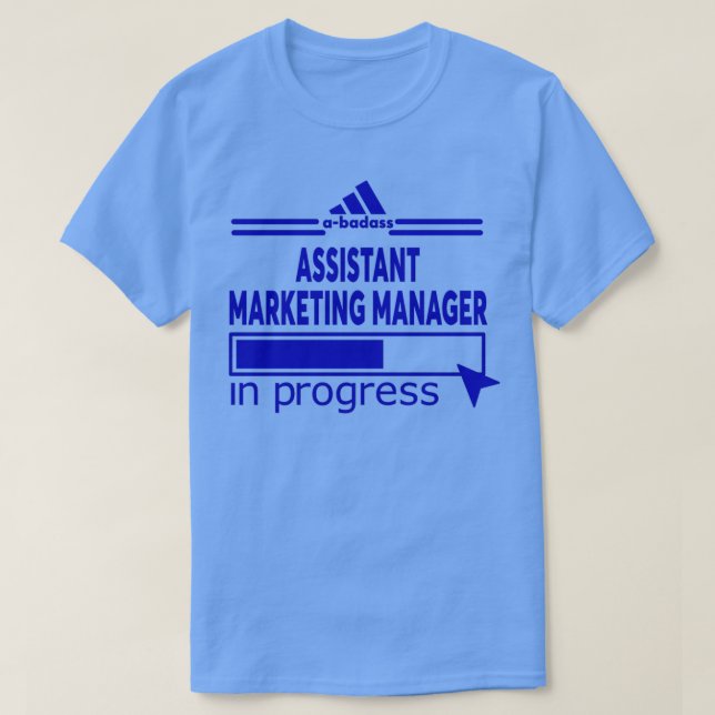 ASSISTANT MARKNADSFÖRING MANAGER Classic TShirt T Shirt (Design framsida)