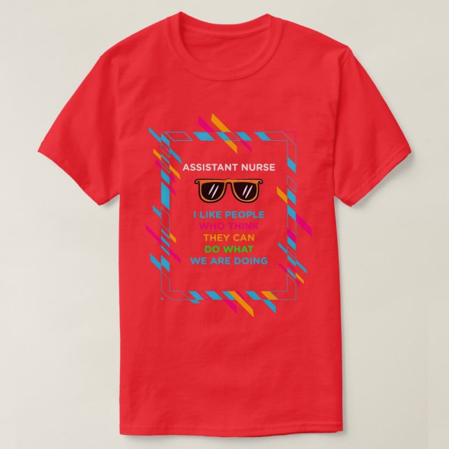 ASSISTANT NURS 3 T SHIRT (Design framsida)