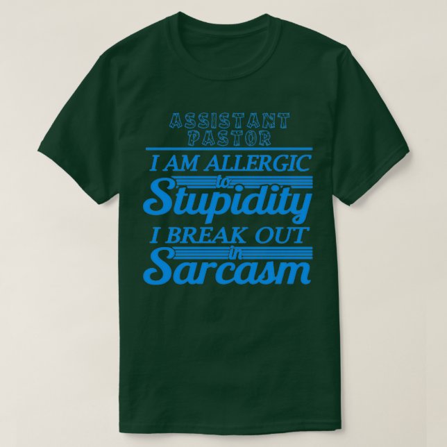 ASSISTANT PASTOR T SHIRT (Design framsida)