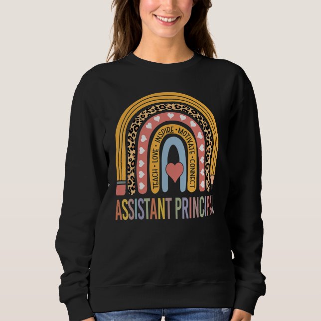 Assistant Principal 100th Day Of School Front Offi T Shirt (Framsida)