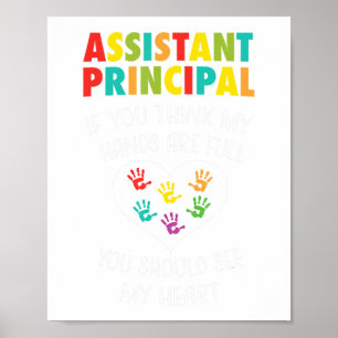 Assistant Principal Cute Teacher Apprecision Gift Poster