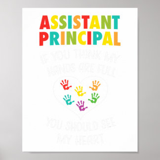 Assistant Principal Cute Teacher Apprecision Gift Poster