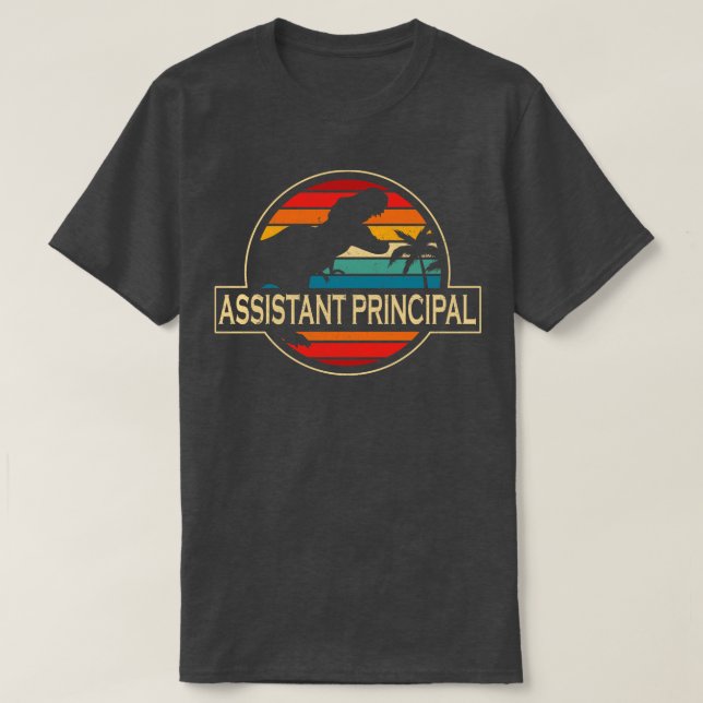 Assistant Principal Dinosaur T Shirt (Design framsida)