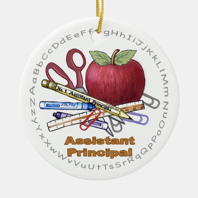 Assistant Principal Round Ornament (Framsidan)