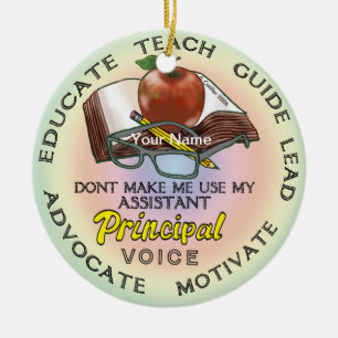 Assistant Principal Voice Julgransprydnad Keramik