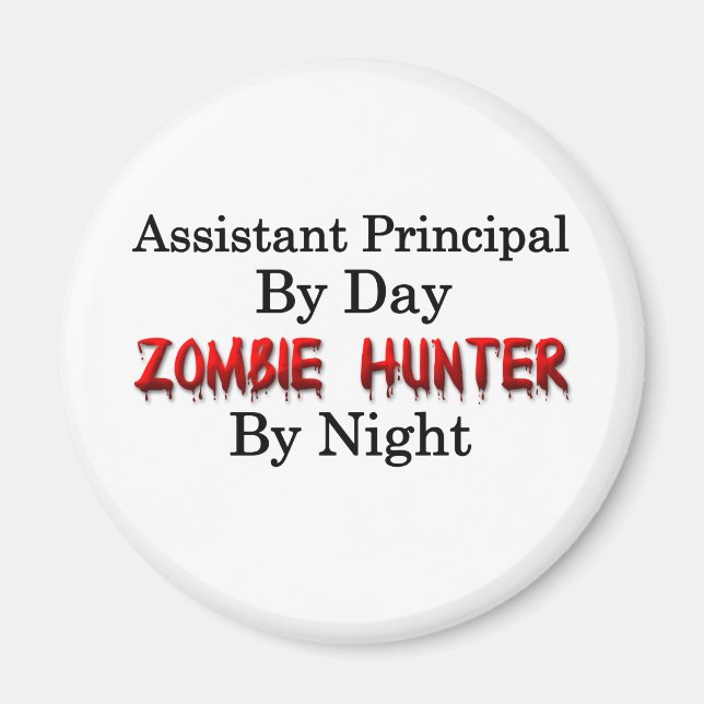 Assistant Principal/Zombie Hunter Magnet (Framsidan)