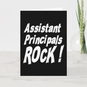 Assistant Principals Sten! Kort för hälsning
