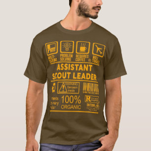 ASSISTANT SCOUT LEADER NICE DESIGN T SHIRT