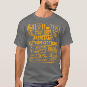 ASSISTANT SECTION OFFICER NICE DESIGN 2017 T SHIRT