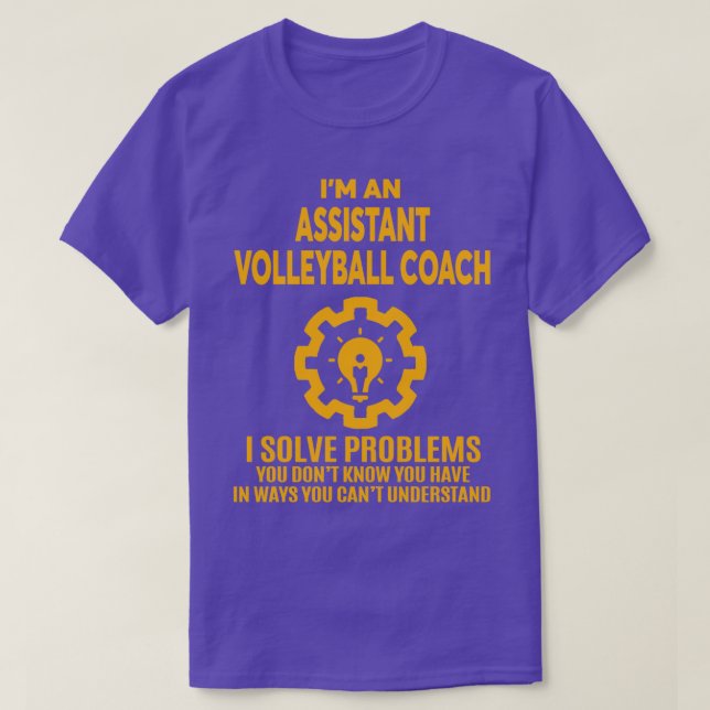 ASSISTANT VOLLEYBALL COACH NICE DESIGN 2017 T SHIRT (Design framsida)
