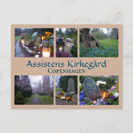Assistens Kirkegård Collage 2 Vykort