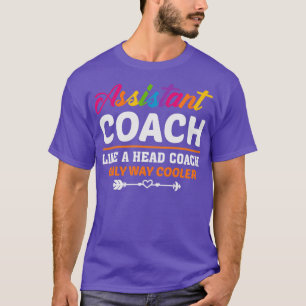 Assistent Coach Funny Sports Tränar presentassista T Shirt