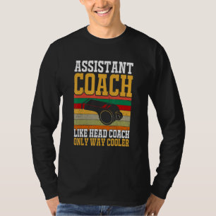Assistent Coach Soccer Softball Sports Tränar Fu T Shirt