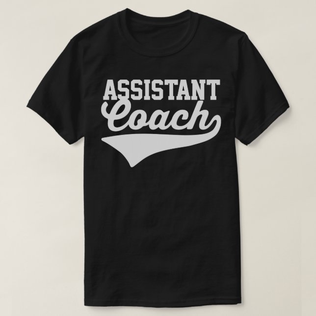 Assistent Coach T Shirt (Design framsida)