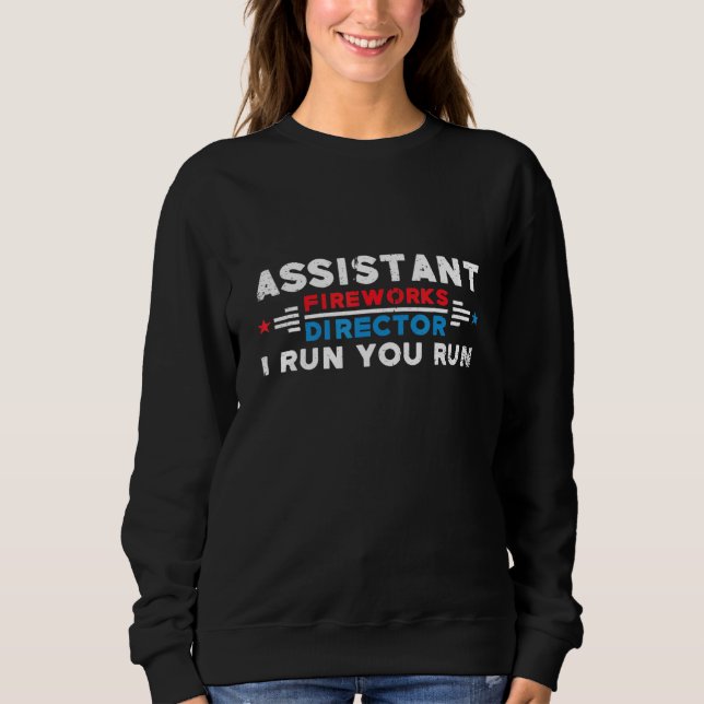 Assistent Fireworks Director I Springa You Springa T Shirt (Framsida)