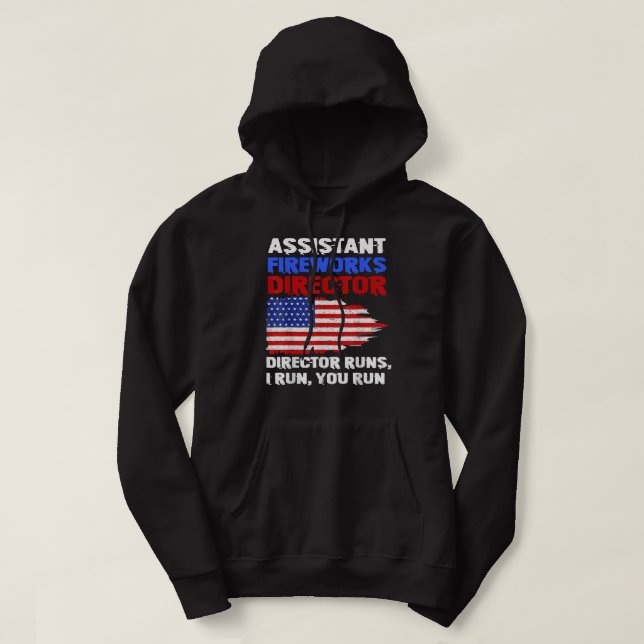 Assistent Fireworks Director Independence day 4:e Hoodie (Design framsida)
