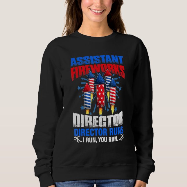 Assistent Fireworks Director Shirt I Springa You S T (Framsida)