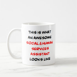 Assistent för social och personal, fantastisk kaffemugg