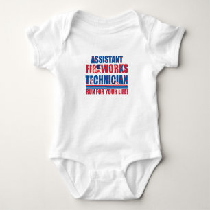 Assistent fyrverkeritekniker lustig 4:e July T Shirt