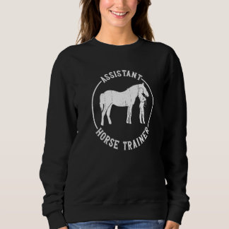 Assistent Hästränare  Hästränare Ridning E T Shirt