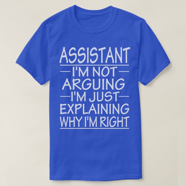 assistent ix27m som inte argumenterar för ix27m ba t shirt (Design framsida)