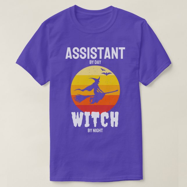 Assistent per dag på natten, Easy Halloween Cos T Shirt (Design framsida)