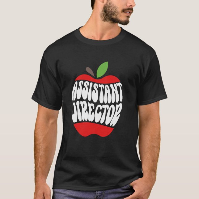 Assistent rektor Skoladministratör T Shirt (Framsida)