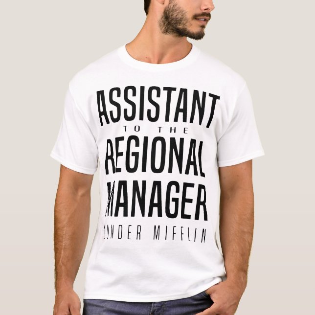 assistent till den regionala chefflickvännen t shirt (Framsida)