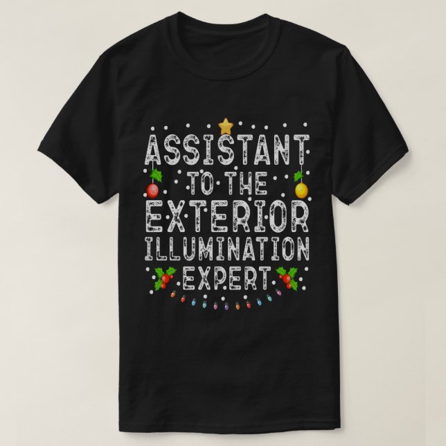 Assistent till expertCoolan för yttre belysning T Shirt (Design framsida)