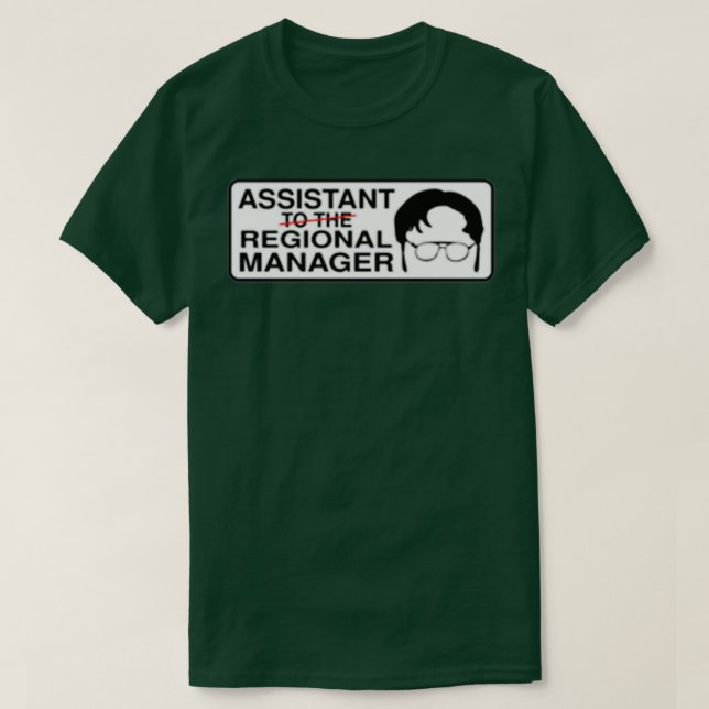 Assistent till regionchef 22 t shirt (Design framsida)