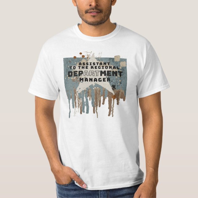 Assistent till regionkontorschefen t shirt (Framsida)