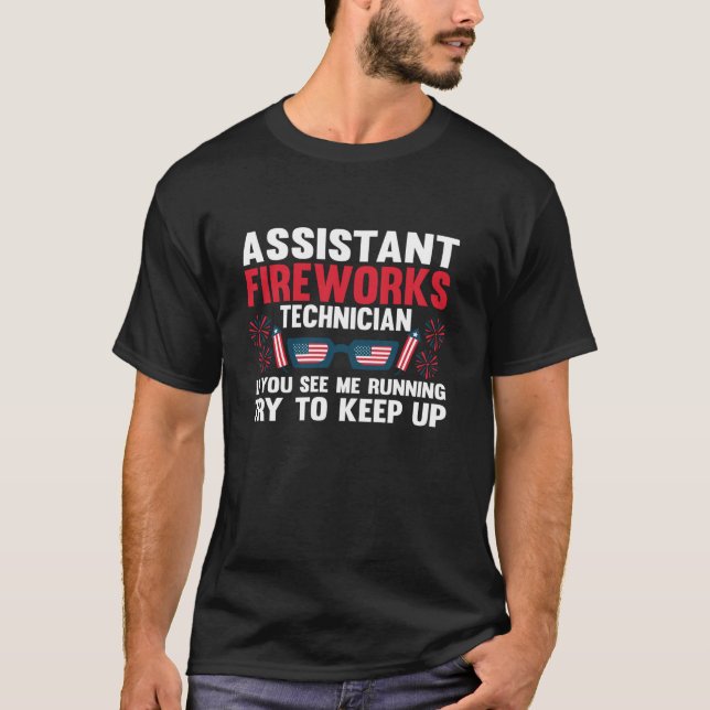 Assistentbrandtekniker om du ser mig? t shirt (Framsida)