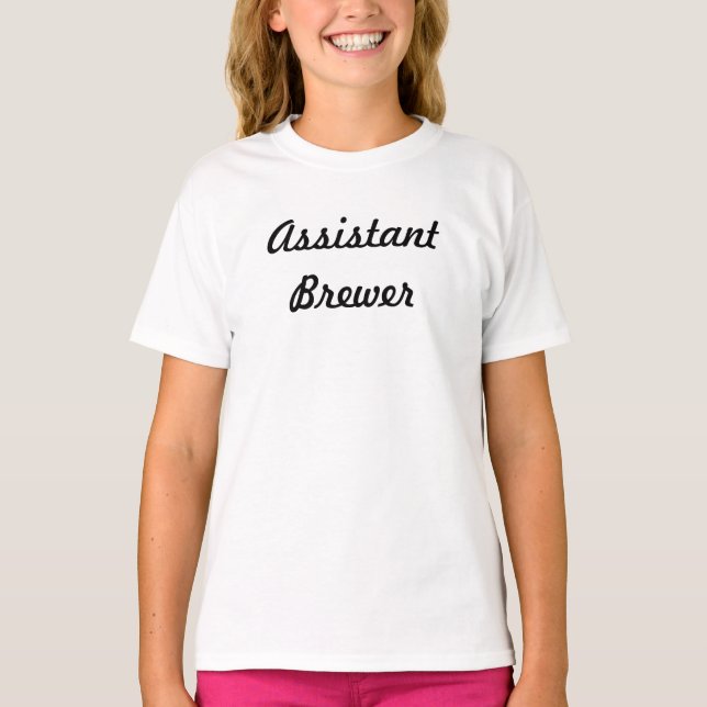 Assistentbryggare T-shirt (Framsida)