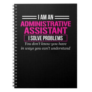 Assistentdag för administrativ Professionell Anteckningsbok