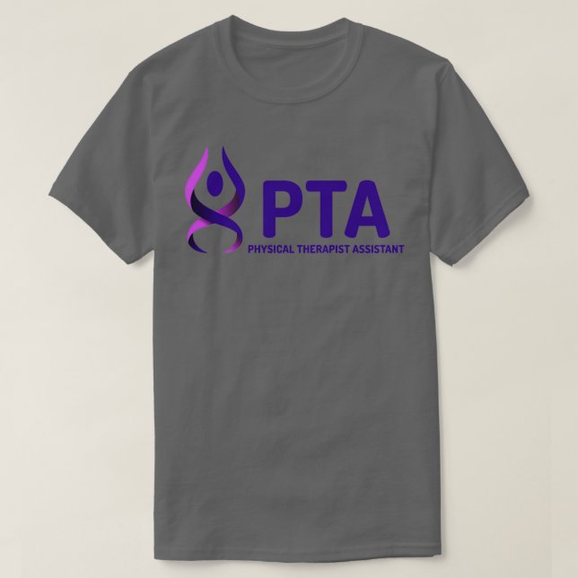 Assistenten för fysisk terapi  t shirt (Design framsida)