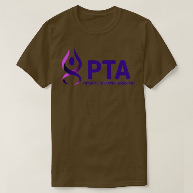 Assistenten för fysisk terapi t shirt (Design framsida)